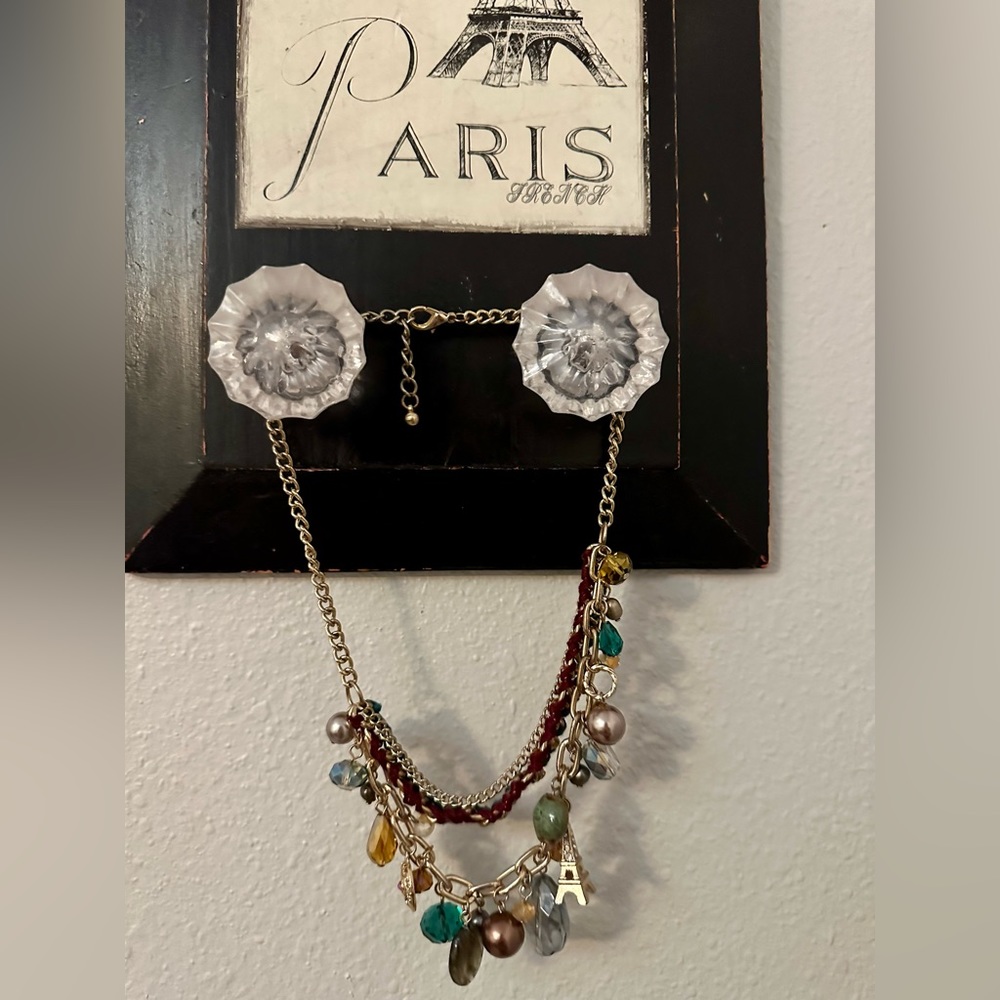 Fashion Necklace- Paris Eiffel Tower charm necklace